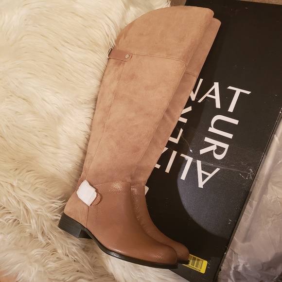 Naturalizer January WC oatmeal knee high boots - Picture 6 of 7